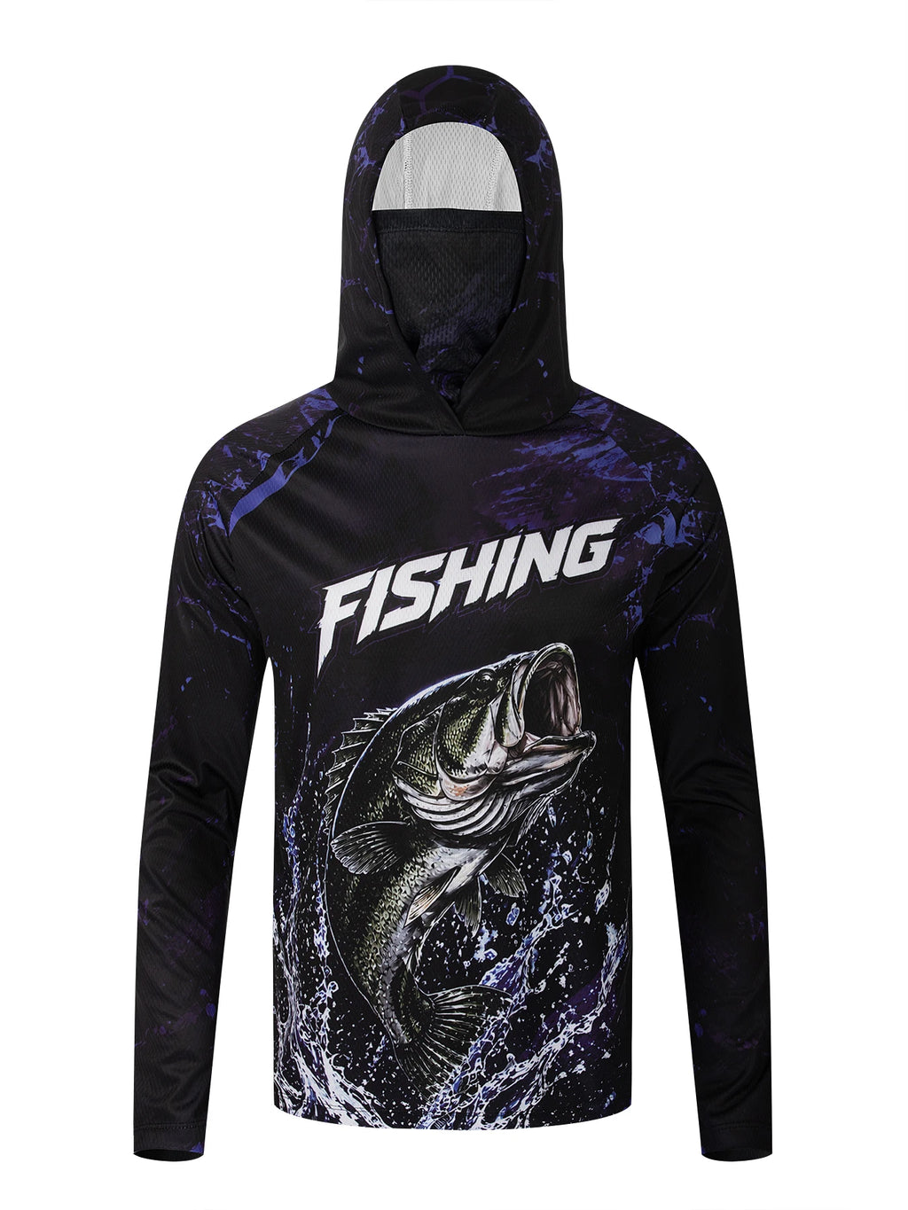 Sailing Hoodies Gear Fishing Long Sleeve Hooded Shirts Blusas Para Pesca Fish Performance Apparel Camisa De Pesca Uv Manga Longa